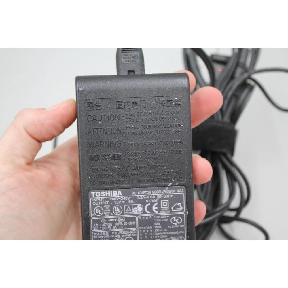 For Toshiba Satellite Pro 6000 6100 PA3083U-1ACA AC Adapter Power Cord Charger